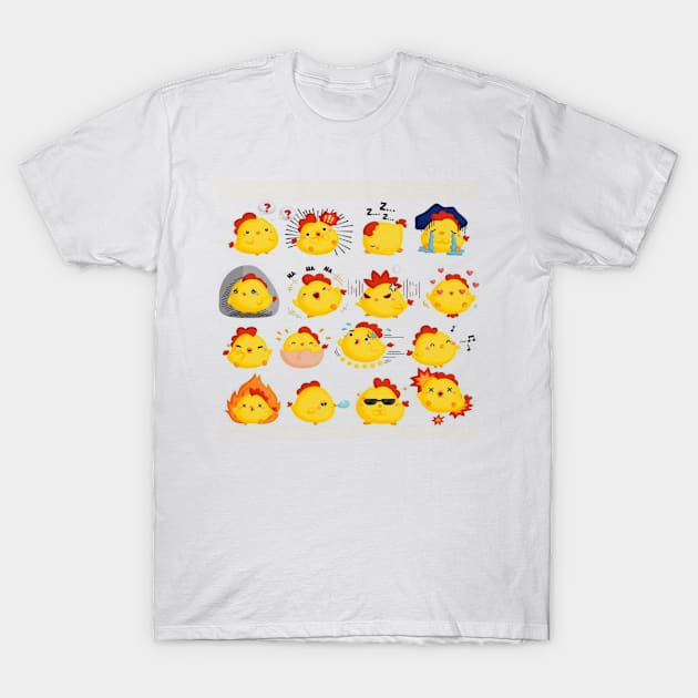 Smiley Chicks T-Shirt by joshsmith